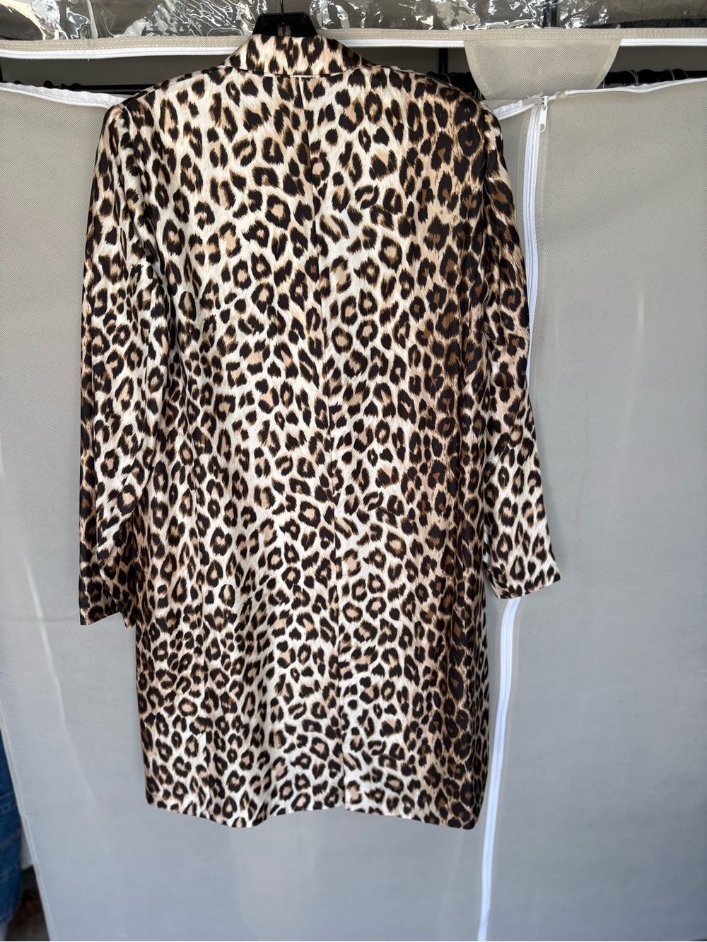 La Prestic Ouiston Leopard Print Blazer Jacket - Brown & Cream - Picture 5 of 6